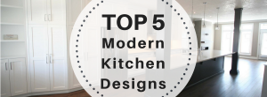 Top 5 modern kitchen designs - header